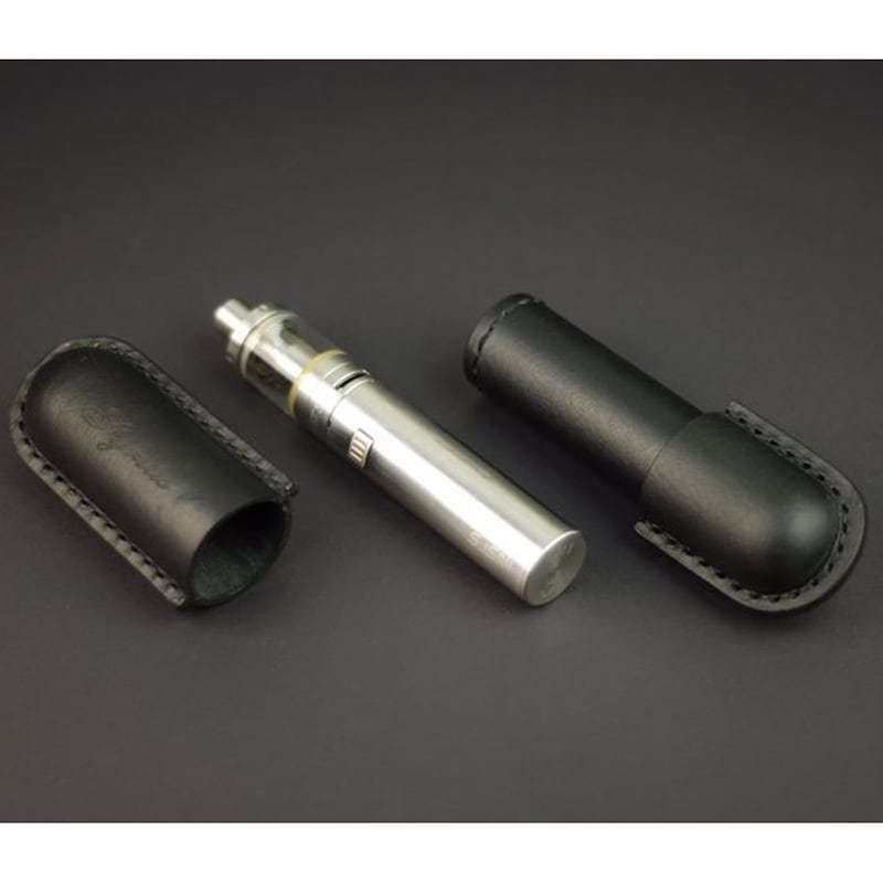 Чехол на электронные сигареты eCig black leather