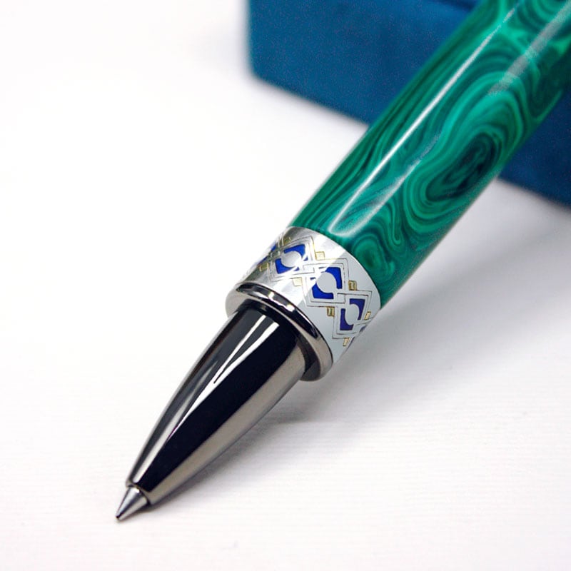 Ручка кулькова Dzen Malachite