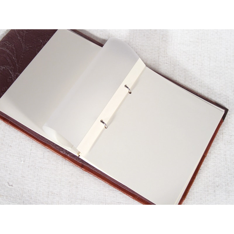 Авторский фотоальбом в подарок Family Node Red leather