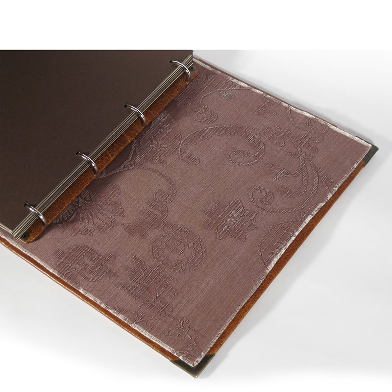 Кожаный семейный фотоальбом Family Manuscript Red leather