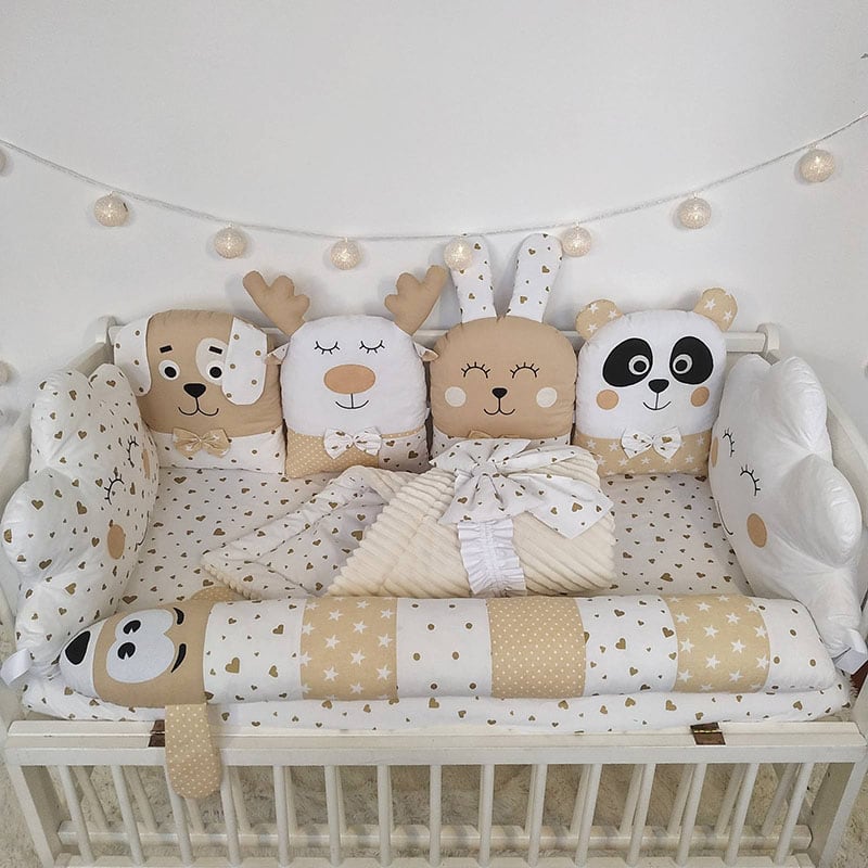Бортик дитячий в ліжечко I Love Toys