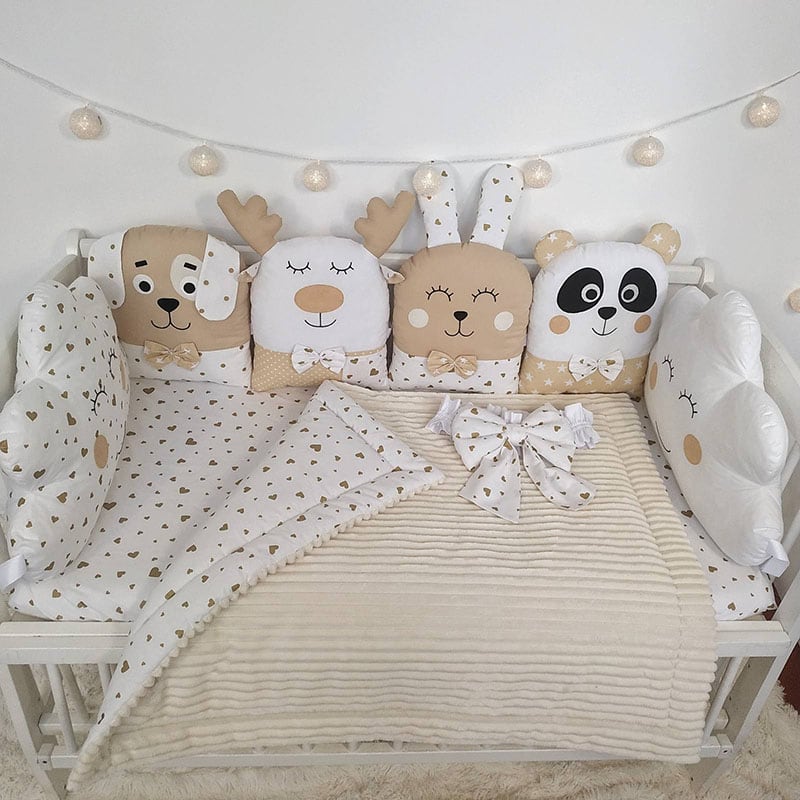 Бортик дитячий в ліжечко I Love Toys