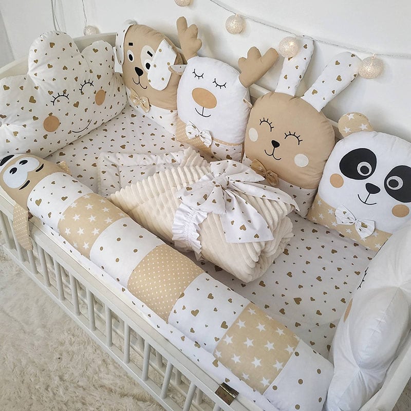 Бортик дитячий в ліжечко I Love Toys