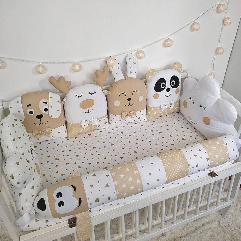 Бортик дитячий в ліжечко I Love Toys