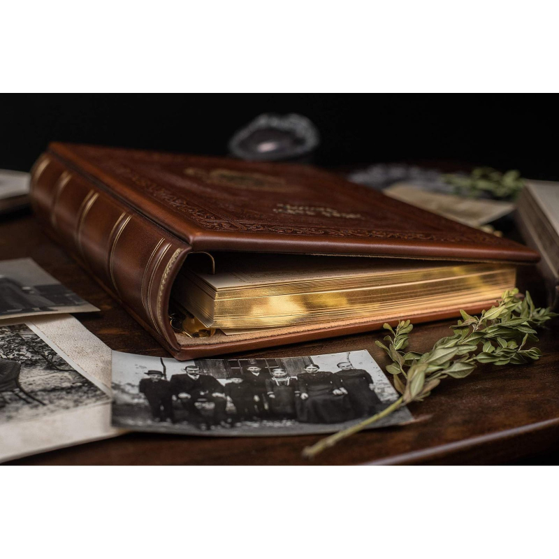 Сімейний літопис гербовий brown leather