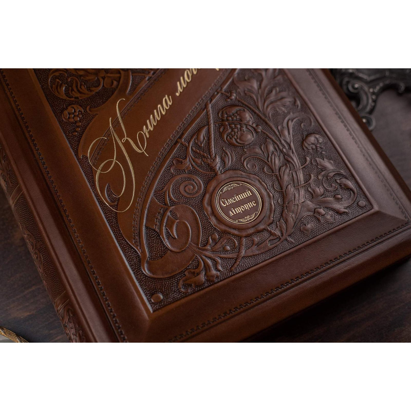 Семейная летопись Книга Мого Роду brown leather Семейная летопись Книга Мого Роду brown leather