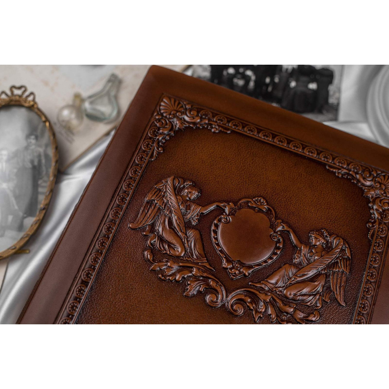 Родовід книга Родовід brown leather Родовід книга Родовід brown leather