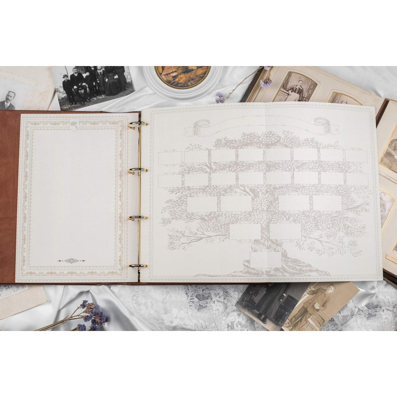 Родословная книга Геральдический Щит brown leather Родословная книга Геральдический Щит brown leather
